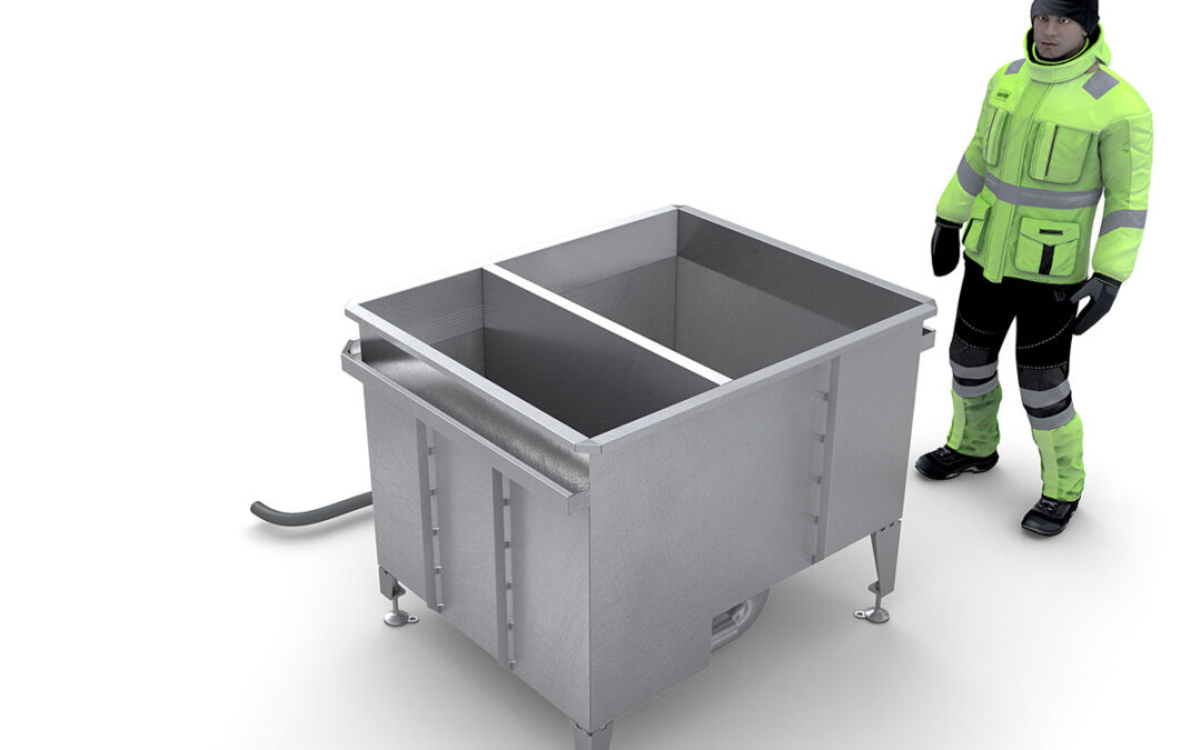 Fry handling tank system