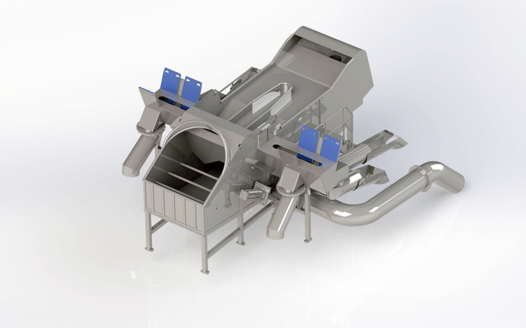 Water separator for purse- and danish seiner